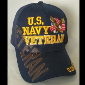 us navy veteran ball caps